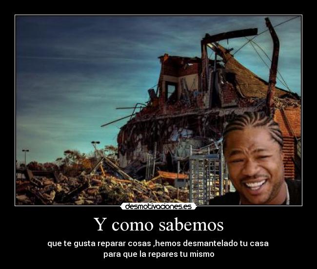 Y como sabemos - 
