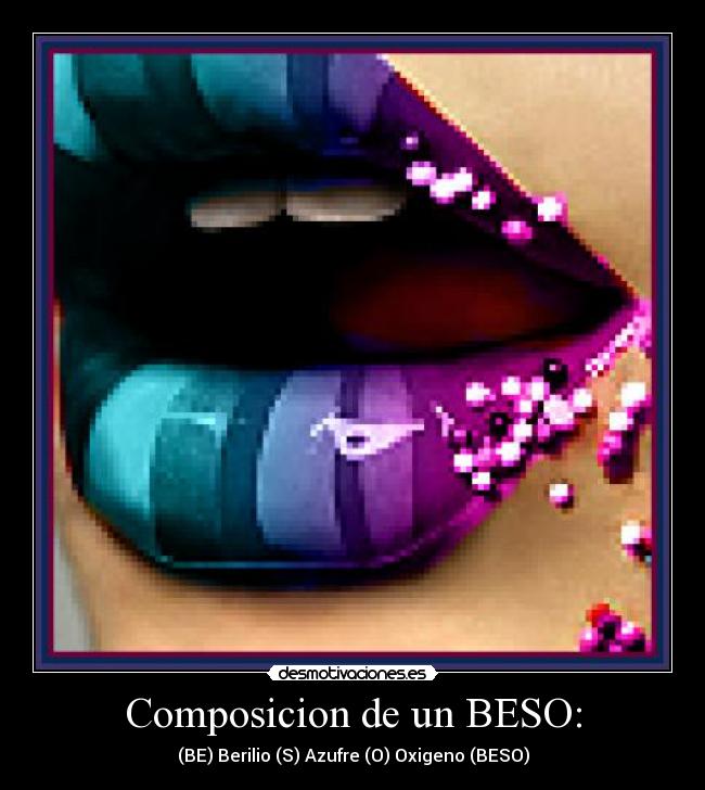 Composicion de un BESO: - (BE) Berilio (S) Azufre (O) Oxigeno (BESO)
