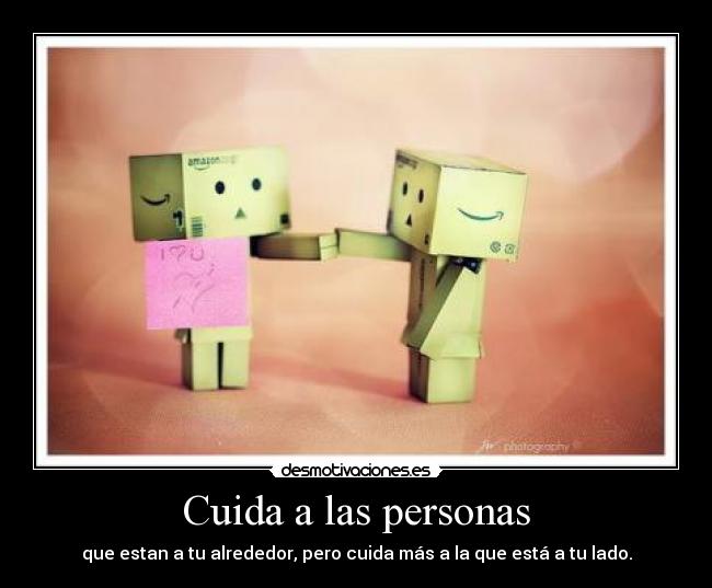 Cuida a las personas -
