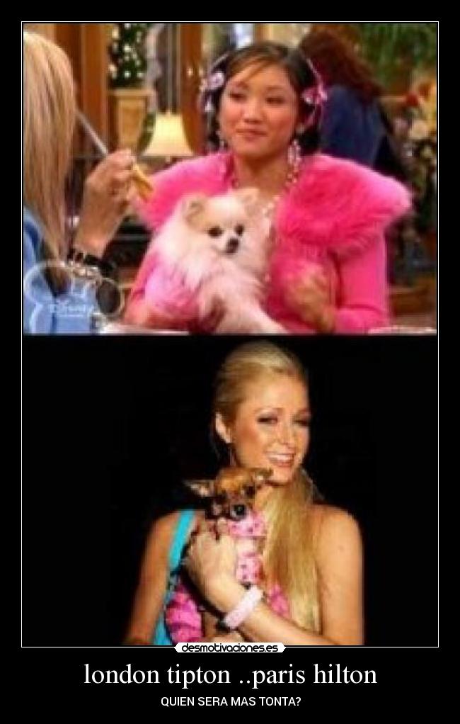 london tipton ..paris hilton -