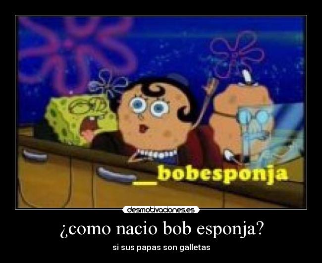 ¿como nacio bob esponja? -