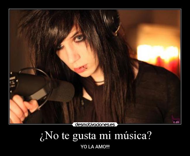 carteles musica andy biersack desmotivaciones