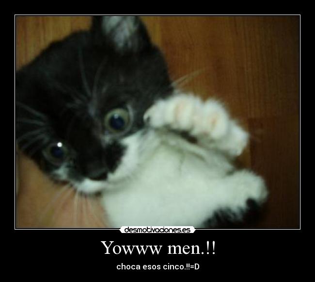 Yowww men.!! - choca esos cinco.!!=D