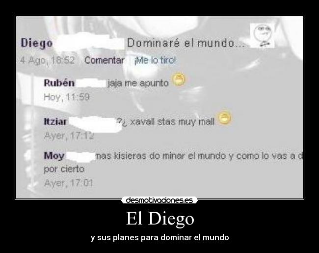 carteles diego dominar mundo desmotivaciones