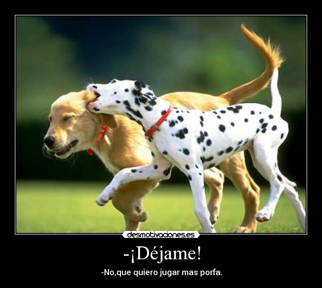 -¡Déjame! - 