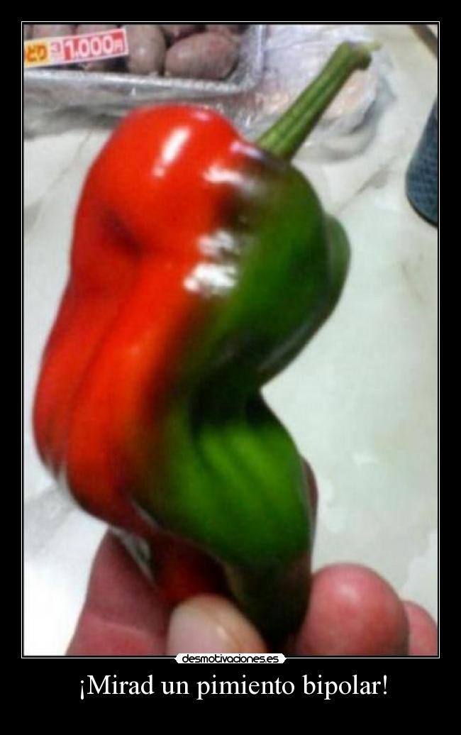 ¡Mirad un pimiento bipolar! - 
