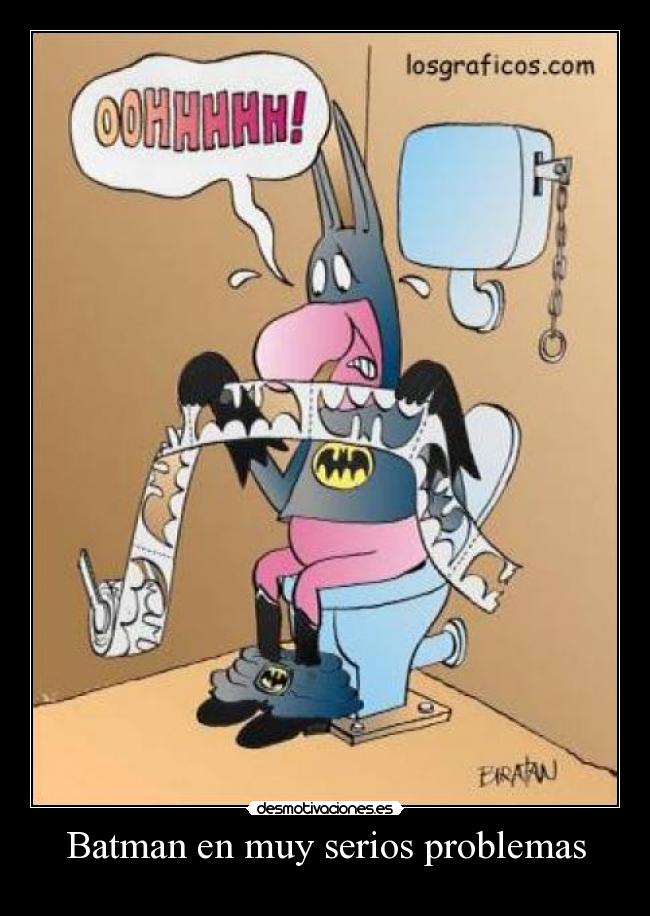 Batman en muy serios problemas -