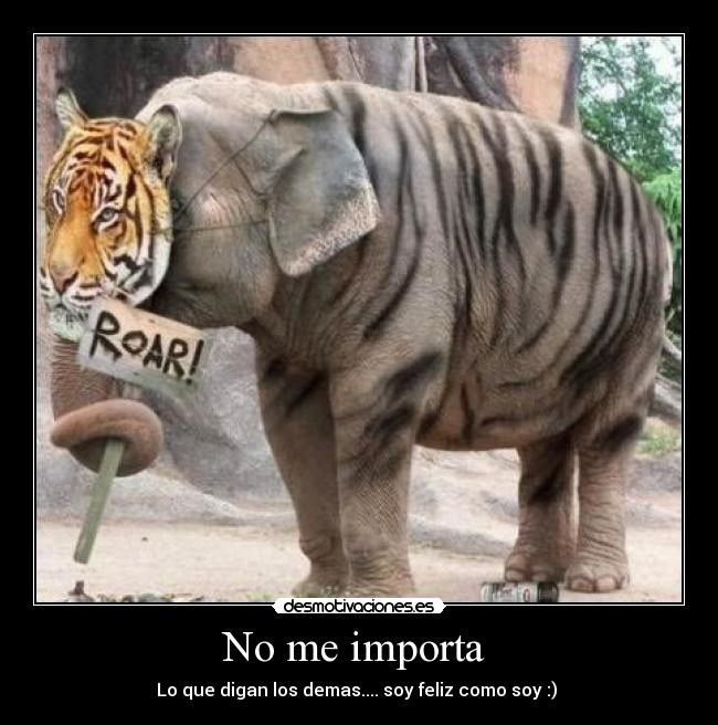 No me importa -