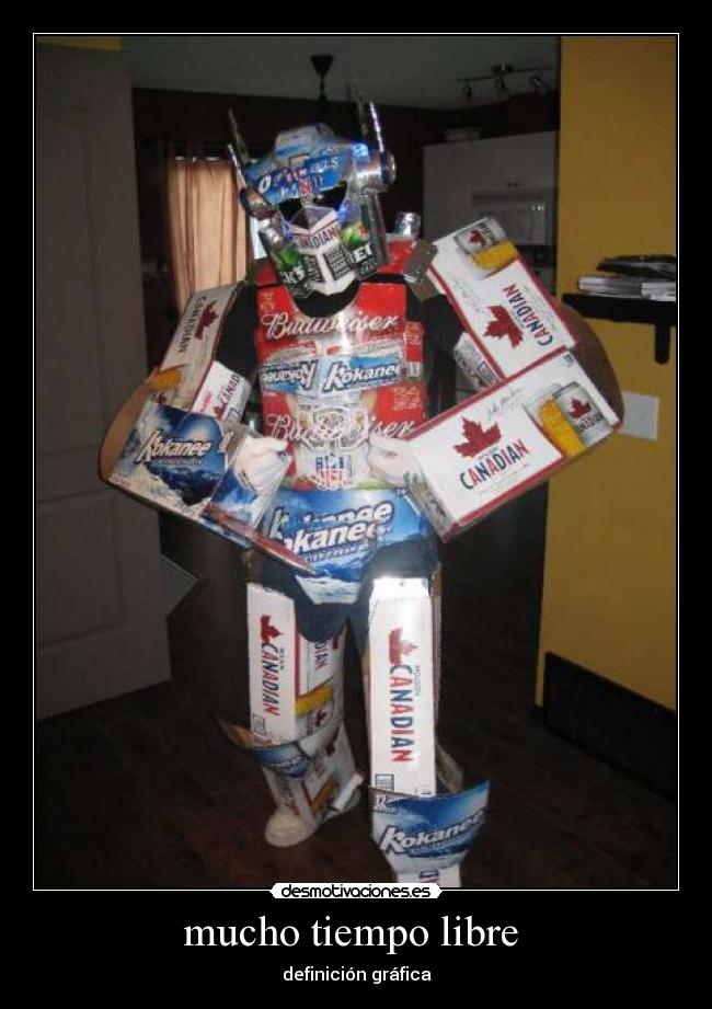 mucho tiempo libre - definición gráfica