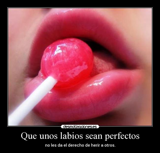 carteles labios desmotivaciones