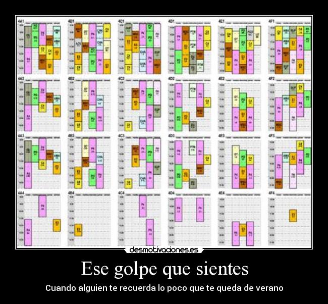 Ese golpe que sientes - Cuando alguien te recuerda lo poco que te queda de verano