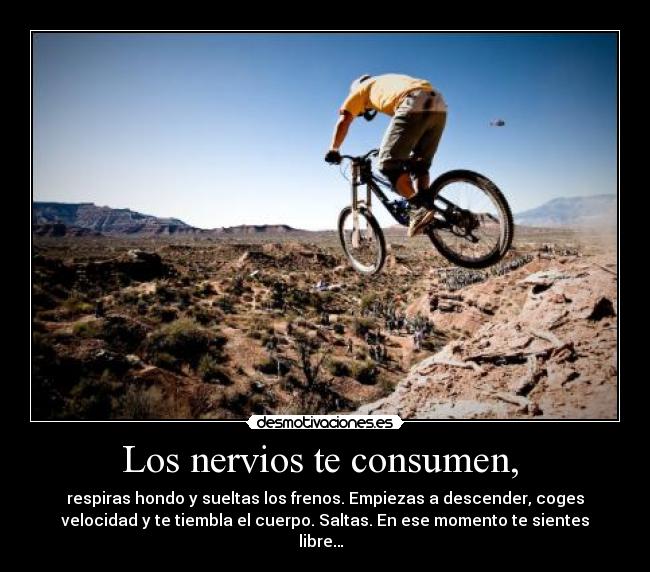 carteles nervios bici desmotivaciones