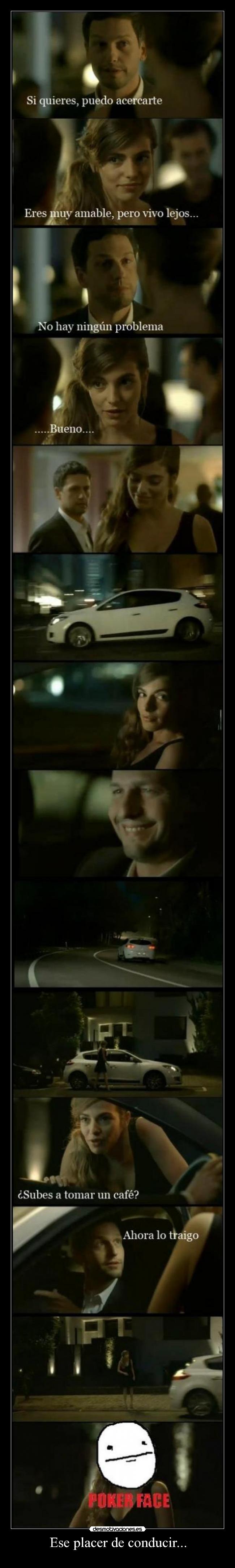 Ese placer de conducir... -