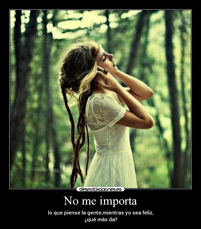 No me importa - 