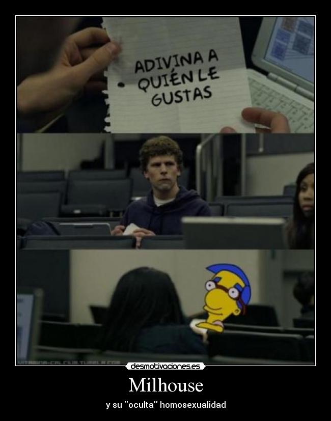 Milhouse - y su oculta homosexualidad