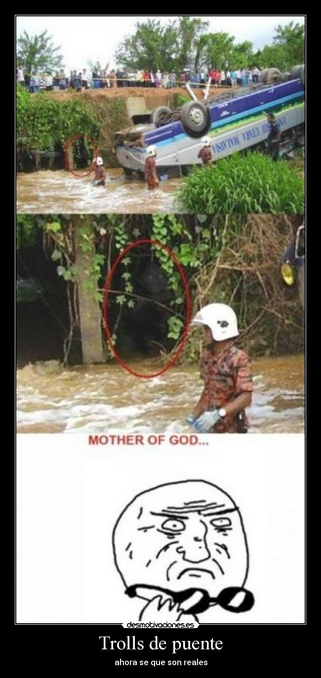 Trolls de puente - ahora se que son reales
