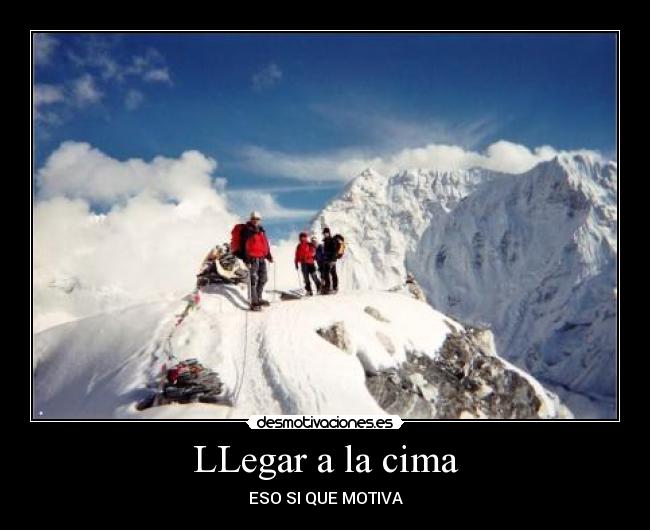 LLegar a la cima - ESO SI QUE MOTIVA