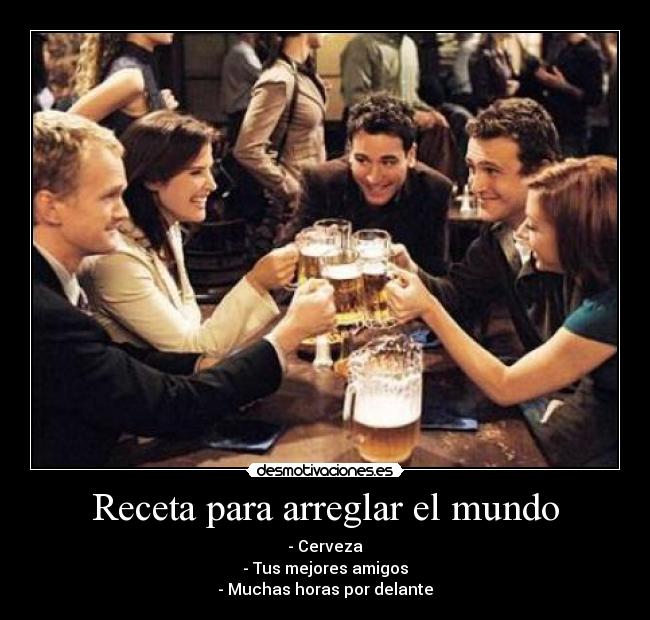 Receta para arreglar el mundo -