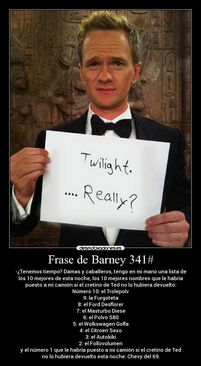 Frase de Barney 341# - 