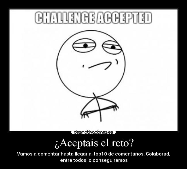 carteles reto desmotivaciones