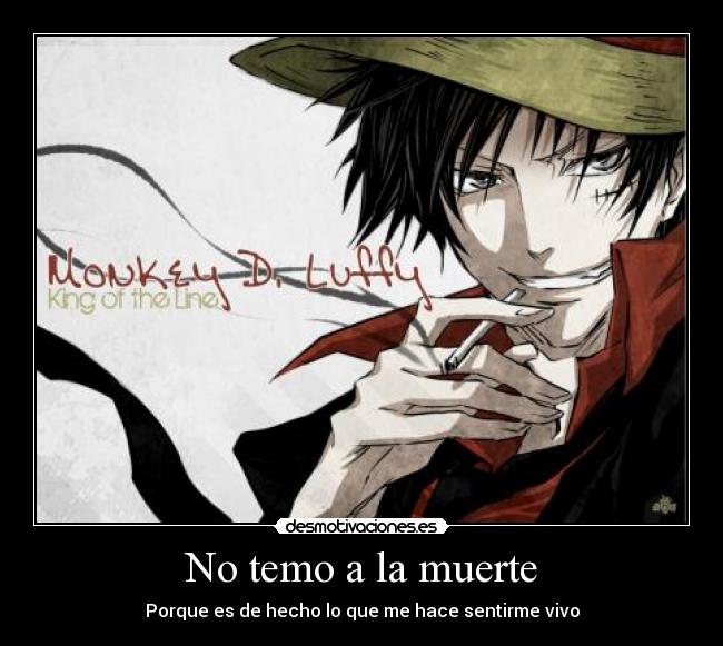 carteles muerte one piece desmotivaciones