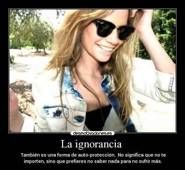 La ignorancia -