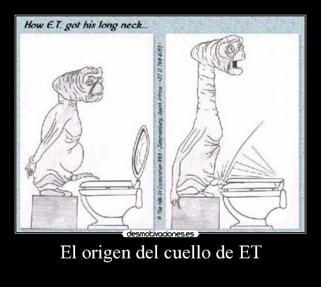 El origen del cuello de ET -