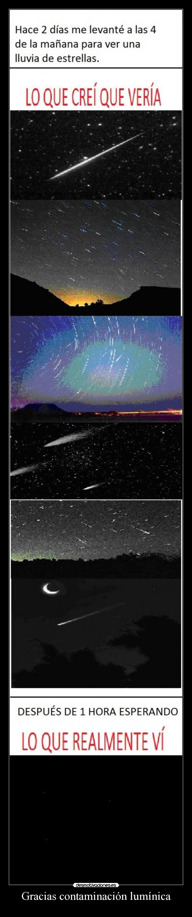 Gracias contaminación lumínica - 