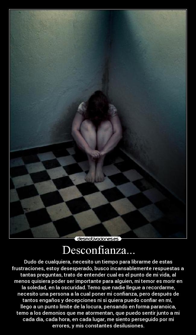 Desconfianza... - 