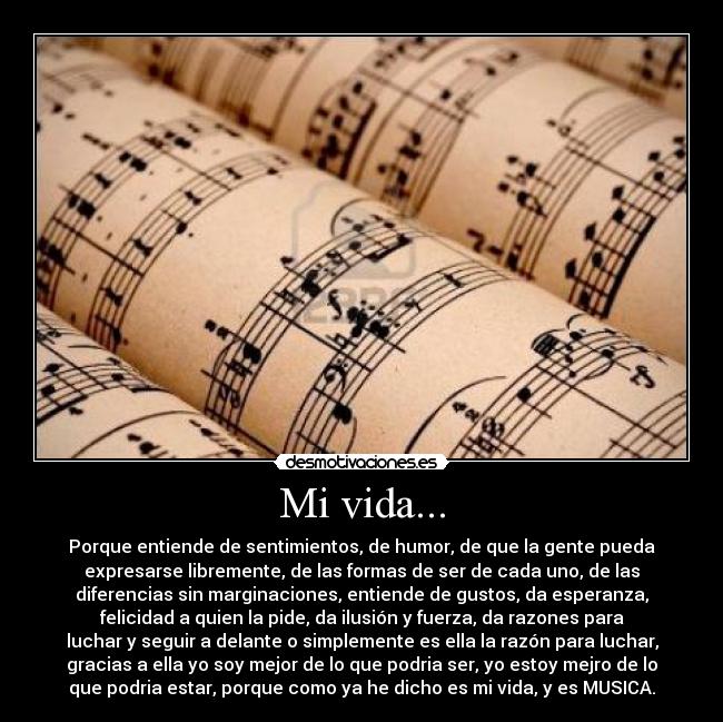 Mi vida... -