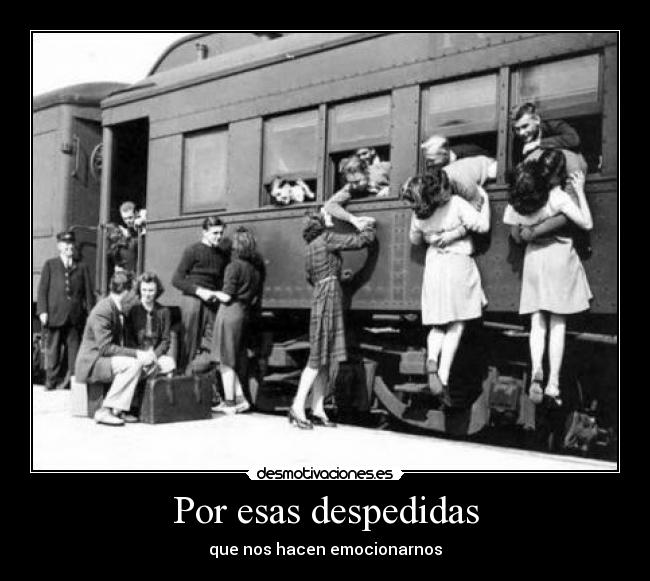 Por esas despedidas - 