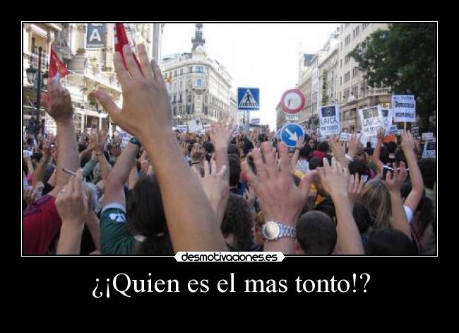 ¿¡Quien es el mas tonto!? -