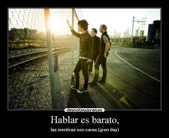 Hablar es barato, - 