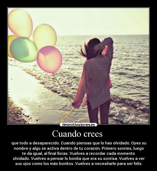 Cuando crees  - 