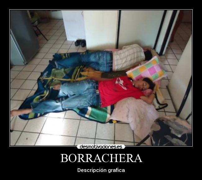 BORRACHERA - Descripción grafica