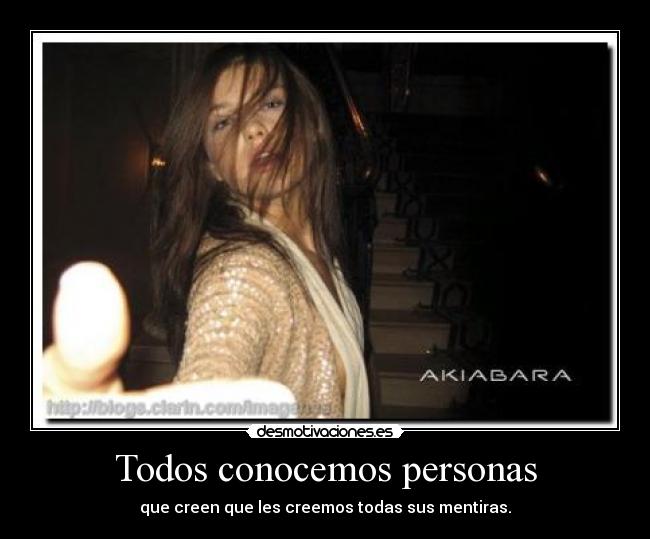Todos conocemos personas - 