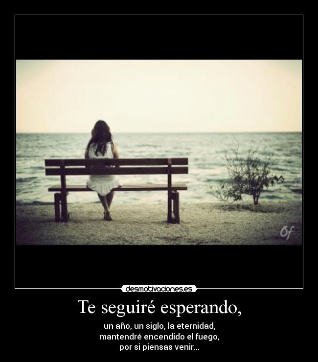 Te seguiré esperando, - 