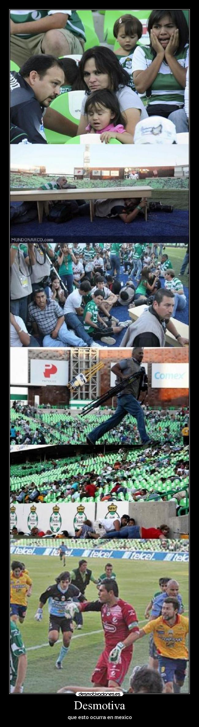 carteles balacera futbol mexicano santos monarcas morelia desmotivaciones