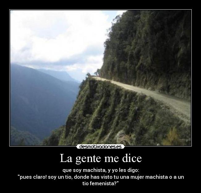 carteles machista femenista cartel hombre mujer blablabla desmotivaciones