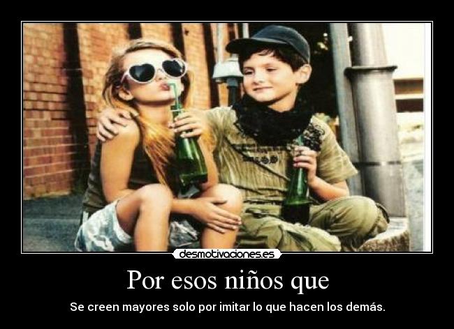 Por esos niños que -