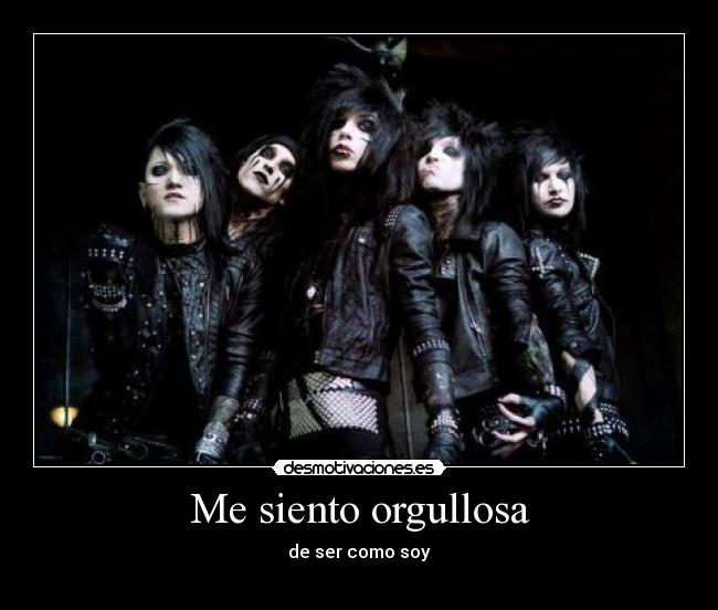 carteles black veil brides orgullo uno mismo desmotivaciones