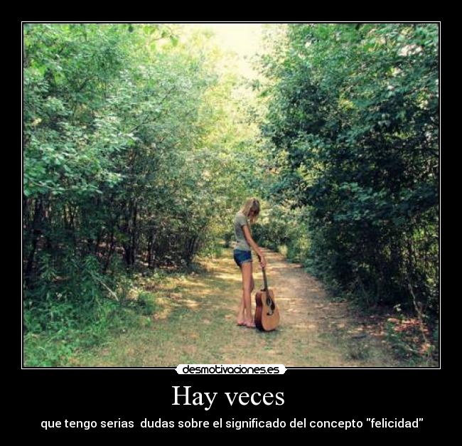 Hay veces  - 