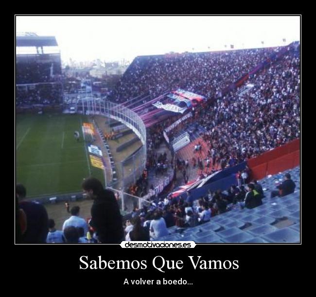 Sabemos Que Vamos -