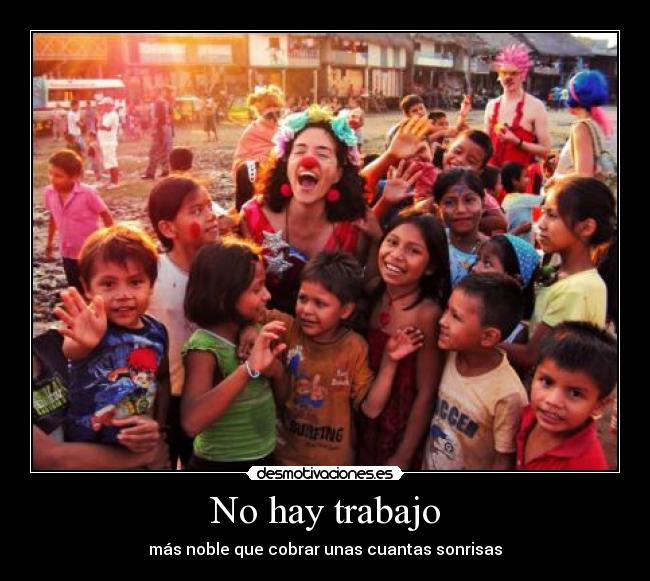 No hay trabajo -