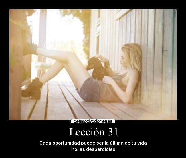 Lección 31 - 