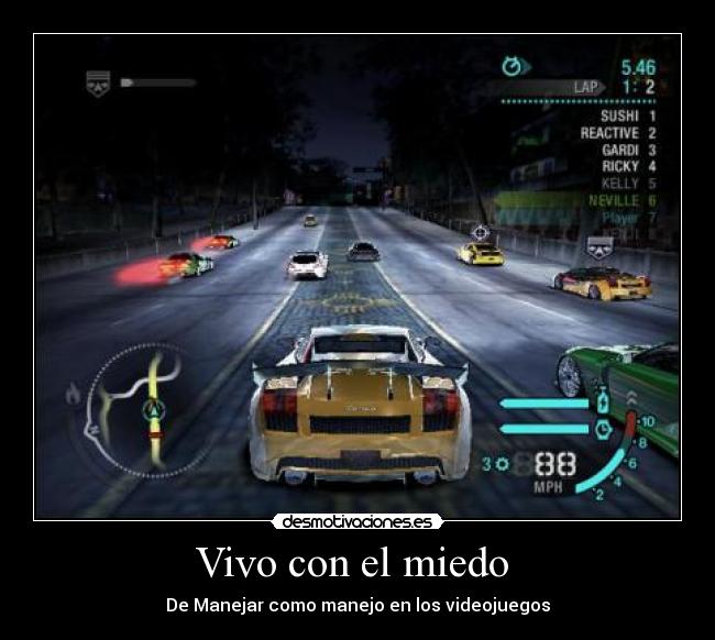 Vivo con el miedo - De Manejar como manejo en los videojuegos