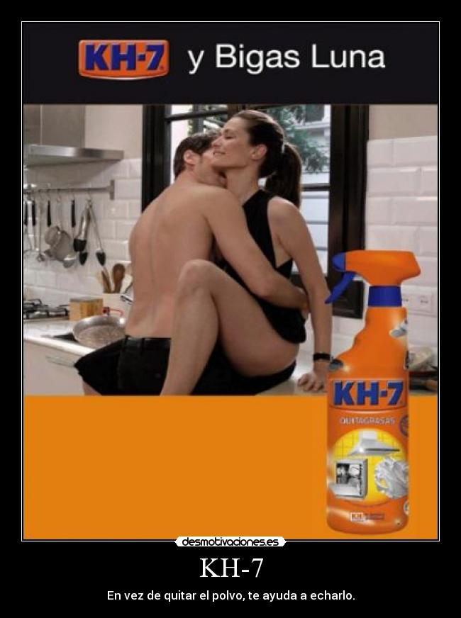 KH-7 - En vez de quitar el polvo, te ayuda a echarlo.