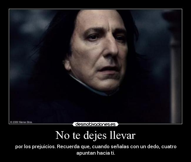 No te dejes llevar -