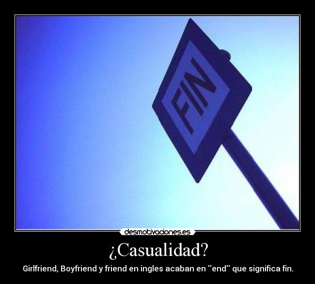 ¿Casualidad? -