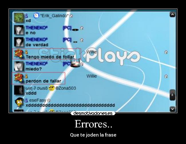 Errores.. -